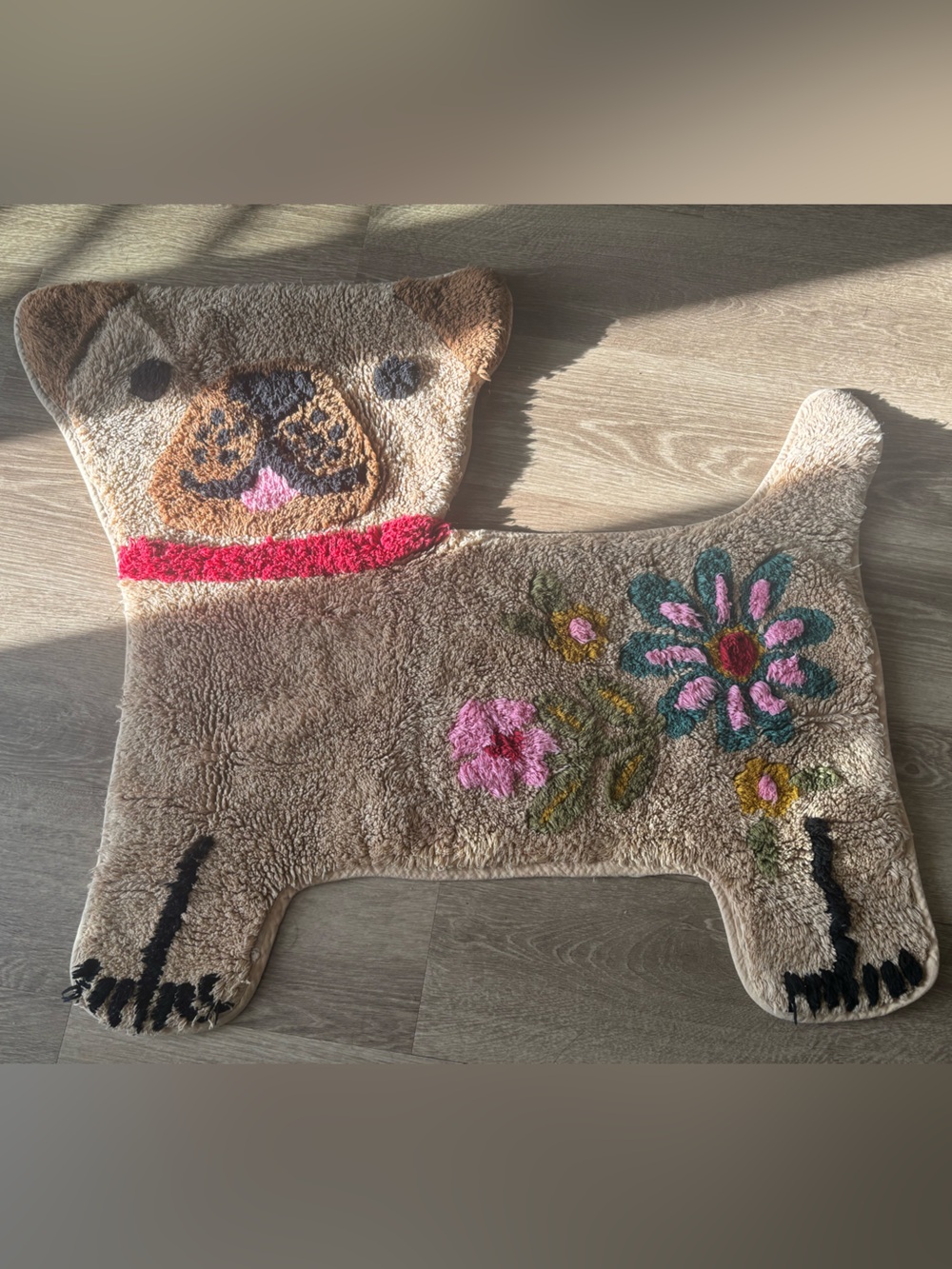 Natural Life Dog Bathroom Mat Rug Cotton